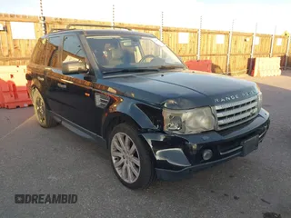 2006 Land Rover Range Rover Sport SC with VIN SALSH23476A923762, listed as a IAAI auction lot 40905517 with 128,101 mi miles. Bid and sale history available at carsss.com. Image 1.
