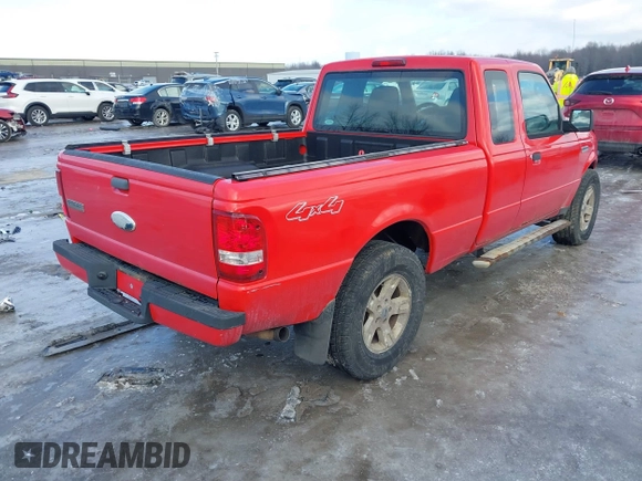 2006 Ford Ranger XLT with VIN 1FTZR45E76PA51150, listed as a IAAI auction lot 41575517 with 142,258 mi miles. Bid and sale history available at carsss.com. Image 4.