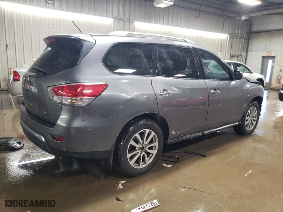 2016 Nissan Pathfinder Platinum with VIN 5N1AR2MM0GC665939, listed as a Copart auction lot 47987735 with 73,440 mi miles and Salvage Title. Bid and sale history available at carsss.com. Image 3.