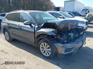 2019 Volkswagen Tiguan S with VIN 3VV0B7AX0KM119702, listed as a IAAI auction lot 42069676 with 69,637 mi miles and . Bid and sale history available at DreamBid. Image 1.