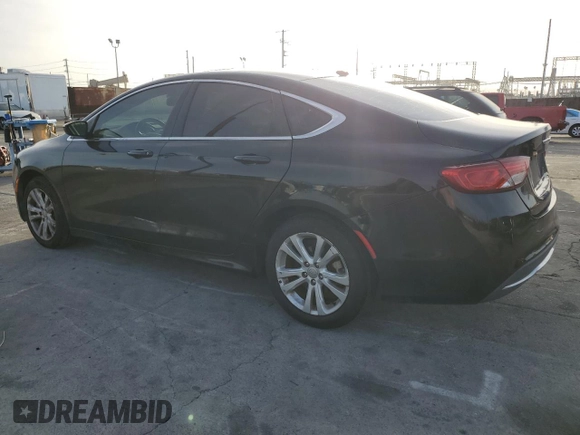 2015 Chrysler 200 Limited with VIN 1C3CCCABXFN694718, listed as a Copart auction lot 45916885 with 124,412 mi miles and Salvage Title. Bid and sale history available at DreamBid. Image 2.