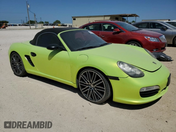 2009 Porsche Boxster z VIN WP0CA29869U710461, wystawiony jako Copart lot #52828635 z przebiegiem 120 385 mil mil oraz Czysty tytuł • Clean title. Historia ofert i sprzedaży dostępna na DreamBid. Obrazek 4.