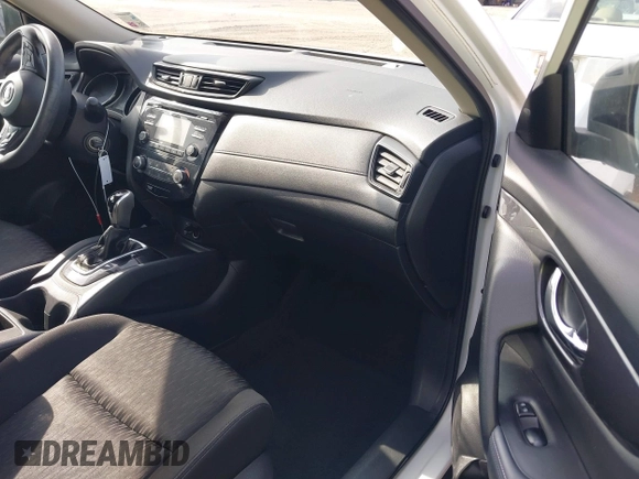 2017 Nissan Rogue S with VIN KNMAT2MT1HP593592, listed as a IAAI auction lot 41190105 with 85,442 mi miles and . Bid and sale history available at DreamBid. Image 5.
