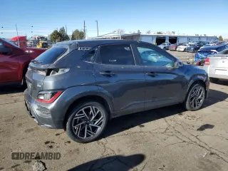 2022 Hyundai Kona N Line with VIN KM8K3CA39NU755119, listed as a Copart auction lot 87540755 with 37,020 mi miles and Clean Title. Bid and sale history available at carsss.com. Image 3.