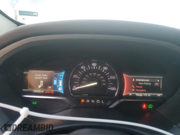 2018 Lincoln MKZ Hybrid Select with VIN 3LN6L5LU6JR601536, listed as a Copart auction lot 76550724 with 106,535 mi miles and Salvage title. Bid and sale history available at DreamBid. Image 9.