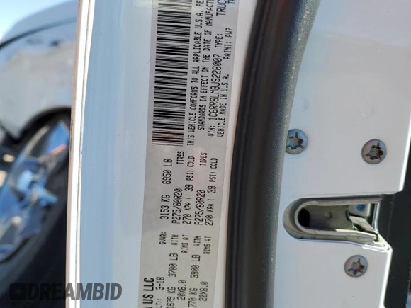 2018 Ram 1500 Big Horn with VIN 1C6RR6LM8JS226007, listed as a Copart auction lot 47808405 with 86,329 mi miles and Salvage Title. Bid and sale history available at carsss.com. Image 14.