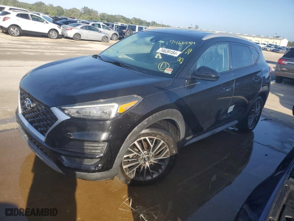 2019 Hyundai Tucson Night with VIN KM8J33AL4KU874459, listed as a Copart auction lot 77340674 with 89,684 mi miles and Non Repairable. Bid and sale history available at carsss.com. Image 1.