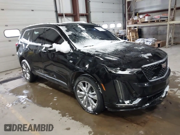 2022 Cadillac XT6 Premium Luxury with VIN 1GYKPDRS7NZ112856, listed as a IAAI auction lot 41328577 with 1 mi miles. Bid and sale history available at carsss.com. Image 6.