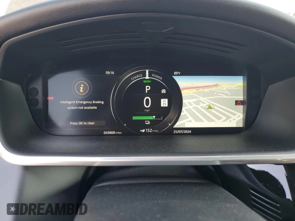 2020 Jaguar I-Pace HSE with VIN SADHD2S13L1F79208, listed as a Copart auction lot 64900084 with 43,668 mi miles and Salvage title. Bid and sale history available at DreamBid. Image 9.