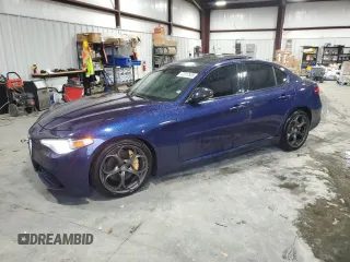 2017 Alfa Romeo Giulia Ti with VIN ZARFAECN6H7543339, listed as a Copart auction lot 47017935 with 97,435 mi miles and Salvage Title. Bid and sale history available at carsss.com. Image 1.