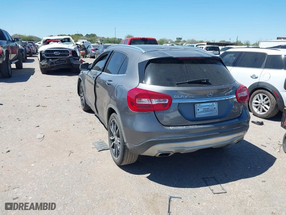 2016 Mercedes-Benz GLA with VIN WDCTG4EB5GJ220730, listed as a IAAI auction lot 41825251 with 100,594 mi miles. Bid and sale history available at carsss.com. Image 3.