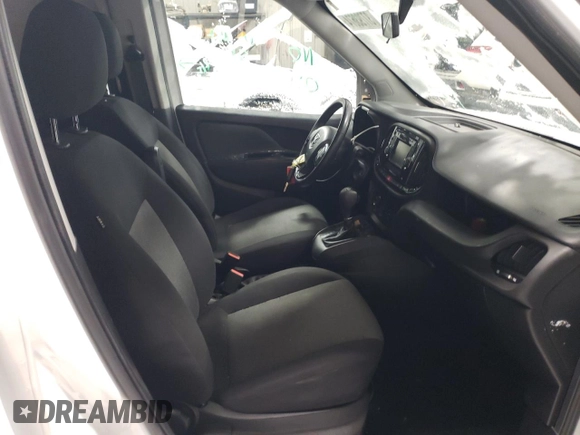 2017 Ram ProMaster City Cargo Tradesman SLT with VIN ZFBERFBB4H6E77185, listed as a Copart auction lot 37793674 with 87,290 mi miles and Salvage Title. Bid and sale history available at DreamBid. Image 11.