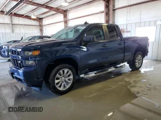 2020 Chevrolet Silverado 1500 Custom with VIN 1GCRWBEK2LZ292536, listed as a Copart auction lot 79462384 with 53,994 mi miles and Clean Title. Bid and sale history available at carsss.com. Image 1.