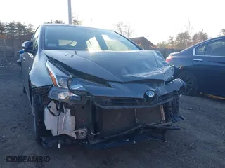 2019 Toyota Prius LE with VIN JTDL9RFU4K3012817, listed as a IAAI auction lot 41018905 with 1 mi miles. Bid and sale history available at carsss.com. Image 6.