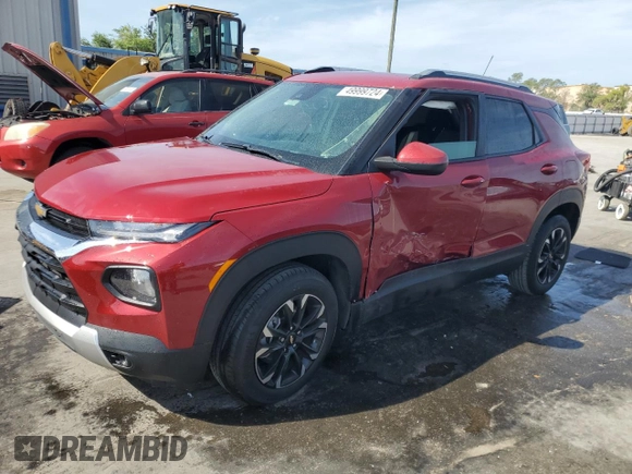 2021 Chevrolet TrailBlazer LT with VIN KL79MPSL7MB137827, listed as a Copart auction lot 49999724 with 26,170 mi miles and . Bid and sale history available at DreamBid. Image 1.