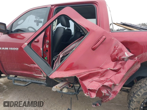 2011 Dodge 1500 SLT with VIN 1D7RV1CTXB5651217, listed as a IAAI auction lot 41424680 with 133,271 mi miles and . Bid and sale history available at carsss.com. Image 6.