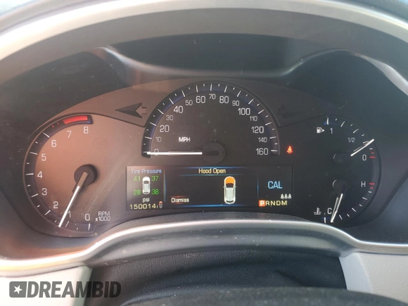 2014 Cadillac SRX with VIN 3GYFNAE36ES680324, listed as a Copart auction lot 50034625 with 150,014 mi miles and Salvage Title. Bid and sale history available at DreamBid. Image 9.
