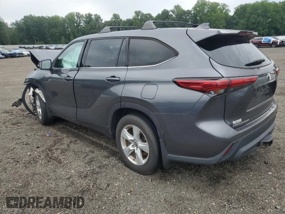 2020 Toyota Highlander LE with VIN 5TDBZRBH3LS009329, listed as a Copart auction lot 65454825 with 106,443 mi miles and Salvage title. Bid and sale history available at DreamBid. Image 2.