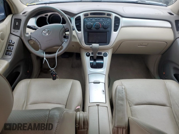 2007 Toyota Highlander Hybrid with VIN JTEGW21A370019809, listed as a Copart auction lot 75115174 with 153,033 mi miles and Non Repairable. Bid and sale history available at carsss.com. Image 8.