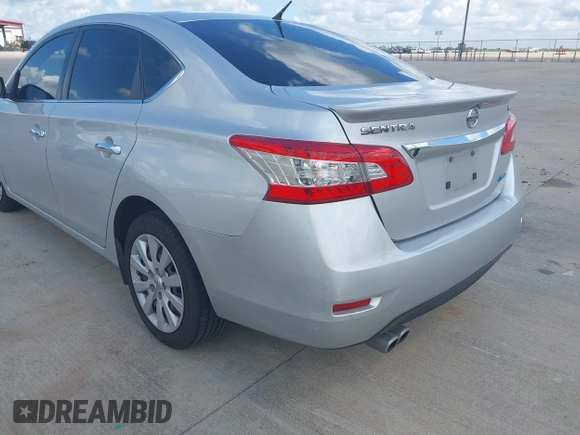 2014 Nissan Sentra SV with VIN 3N1AB7AP3EY218551, listed as a IAAI auction lot 42576105 with 121,621 mi miles and . Bid and sale history available at DreamBid. Image 6.