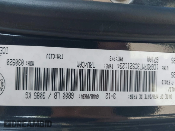 2012 Ram 1500 Sport с VIN 1C6RD7MT3CS211234, выставлен на аукционе IAAI как лот 42421054 с пробегом 188 000 миль миль и . История ставок и продаж доступна на DreamBid. Изображение 9.