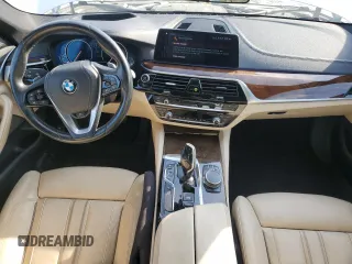 2018 BMW 5 Series 540i with VIN WBAJE5C53JG917921, listed as a Copart auction lot 54985805 with 75,307 mi miles and Salvage title. Bid and sale history available at DreamBid. Image 8.