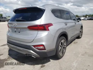 2020 Hyundai Santa Fe Limited with VIN 5NMS53AAXLH214419, listed as a Copart auction lot 61630262 with 53,812 mi miles. Bid and sale history available at carsss.com. Image 4.