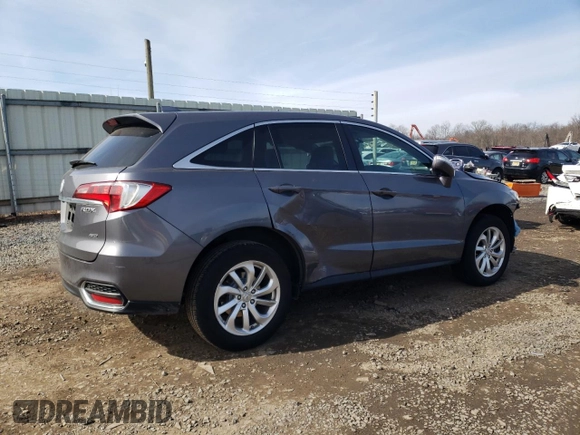2018 Acura RDX Technology z VIN 5J8TB4H55JL027498, wystawiony jako Copart lot #45851735 z przebiegiem 71 037 mil mil oraz Szkoda całkowita • Salvage title. Historia ofert i sprzedaży dostępna na DreamBid. Obrazek 3.