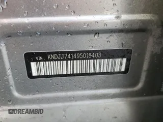 2009 Kia Borrego EX with VIN KNDJJ741495018403, listed as a Copart auction lot 73679084 with 246,827 mi miles and Non Repairable. Bid and sale history available at DreamBid. Image 12.