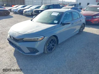 2022 Honda Civic Hatchback Sport Touring with VIN 19XFL1G89NE009751, listed as a IAAI auction lot 41845803 with 1 mi miles. Bid and sale history available at carsss.com. Image 16.