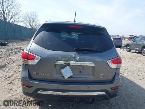 2015 Nissan Pathfinder SV z VIN 5N1AR2MM1FC677029, wystawiony jako IAAI lot #41791507 z przebiegiem Nie podano mil oraz . Historia ofert i sprzedaży dostępna na DreamBid. Obrazek 15.