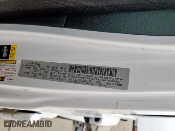 2020 Jeep Gladiator Overland с VIN 1C6HJTFG8LL180005, выставлен на аукционе Copart как лот 53388625 с пробегом Не указан миль и Списание • Salvage title. История ставок и продаж доступна на DreamBid. Изображение 14.