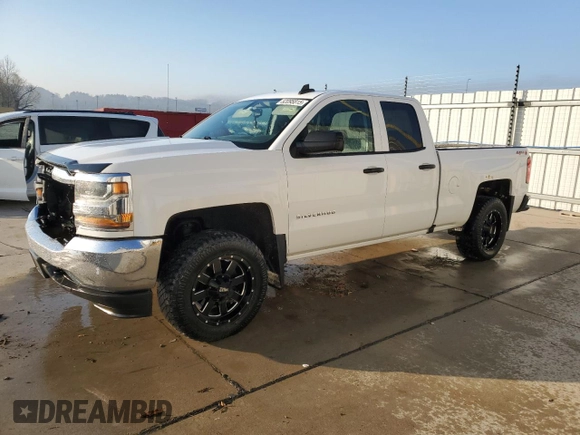 2017 Chevrolet Silverado 1500 Work Truck with VIN 1GCVKNEC6HZ125379, listed as a Copart auction lot 52095815 with 123,285 mi miles and Salvage Title. Bid and sale history available at DreamBid. Image 1.