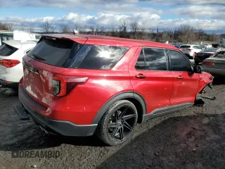 2021 Ford Explorer ST with VIN 1FM5K8GCXMGB38359, listed as a Copart auction lot 43824295 with 36,907 mi miles and Non Repairable. Bid and sale history available at carsss.com. Image 3.