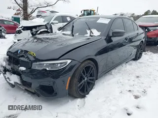 2021 BMW 3 Series M340i xDrive with VIN 3MW5U9J01M8B63472, listed as a IAAI auction lot 41425056 with 63,223 mi miles. Bid and sale history available at carsss.com. Image 6.