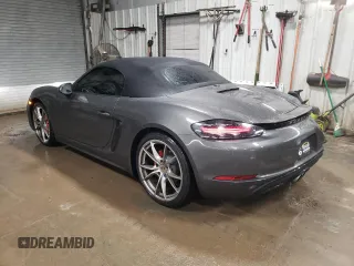 2017 Porsche 718 Boxster S with VIN WP0CB2A84HS240370, listed as a Copart auction lot 80195674 with 16,544 mi miles and Salvage Title. Bid and sale history available at DreamBid. Image 2.