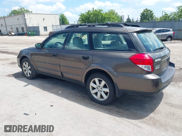 2009 Subaru Outback Special Edition with VIN 4S4BP61C097313260, listed as a IAAI auction lot 42593531 with 121,123 mi miles and . Bid and sale history available at DreamBid. Image 3.
