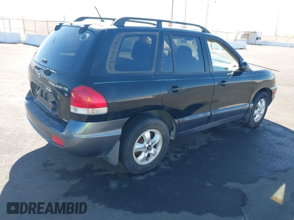 2006 Hyundai Santa Fe GLS with VIN KM8SC73D06U111314, listed as a IAAI auction lot 41874246 with 126,127 mi miles. Bid and sale history available at carsss.com. Image 4.
