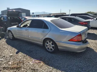 2006 Mercedes-Benz S-Class 5.0L with VIN WDBNG84J36A465246, listed as a Copart auction lot 68809814 with 0 mi miles and Salvage Title. Bid and sale history available at carsss.com. Image 2.