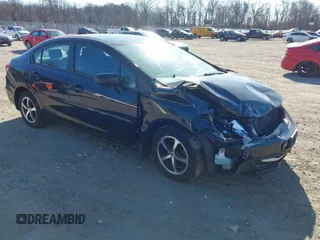 2015 Honda Civic Sedan SE with VIN 19XFB2F77FE217419, listed as a IAAI auction lot 41773049 with 150,891 mi miles. Bid and sale history available at carsss.com. Image 1.