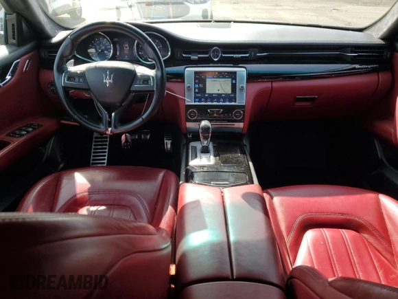 2016 Maserati Quattroporte S with VIN ZAM56RPA8G1170498, listed as a Copart auction lot 48034924 with 104,960 mi miles and Salvage Title. Bid and sale history available at carsss.com. Image 8.