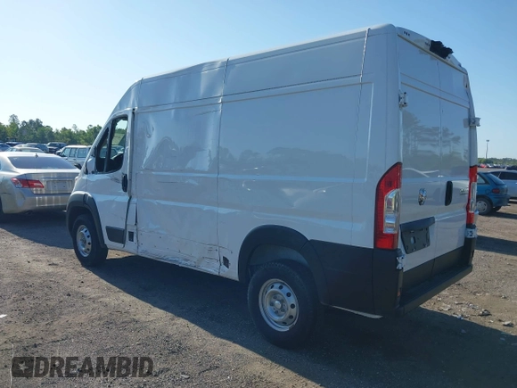 2024 Ram ProMaster Cargo Tradesman with VIN 3C6LRVBG7RE124935, listed as a IAAI auction lot 41999049 with 1,441 mi miles and . Bid and sale history available at DreamBid. Image 3.