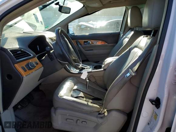 2012 Lincoln MKX with VIN 2LMDJ6JK6CBL00372, listed as a Copart auction lot 87796245 with 167,133 mi miles and Salvage Title. Bid and sale history available at carsss.com. Image 7.