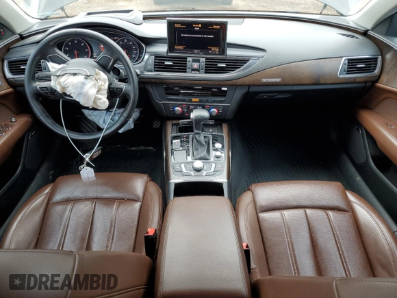 2012 Audi A7 Prestige with VIN WAUSGAFC0CN004453, listed as a Copart auction lot 54923205 with 217,544 mi miles and Salvage title. Bid and sale history available at DreamBid. Image 8.