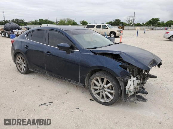 2017 Mazda 3 Touring with VIN 3MZBN1V7XHM142335, listed as a Copart auction lot 53129765 with 161,158 mi miles and Salvage Title. Bid and sale history available at DreamBid. Image 4.