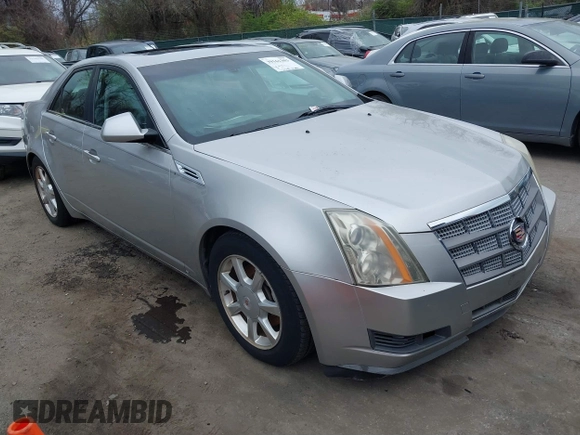 2008 Cadillac CTS AWD w/1SB with VIN 1G6DT57VX80174891, listed as a IAAI auction lot 39161303 with 116,089 mi miles. Bid and sale history available at carsss.com. Image 1.
