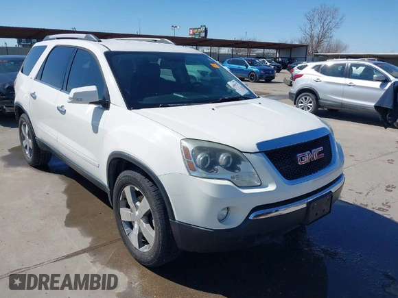 2011 GMC Acadia SLT1 with VIN 1GKKRRED3BJ204582, listed as a IAAI auction lot 41699527 with 89,651 mi miles. Bid and sale history available at carsss.com. Image 1.