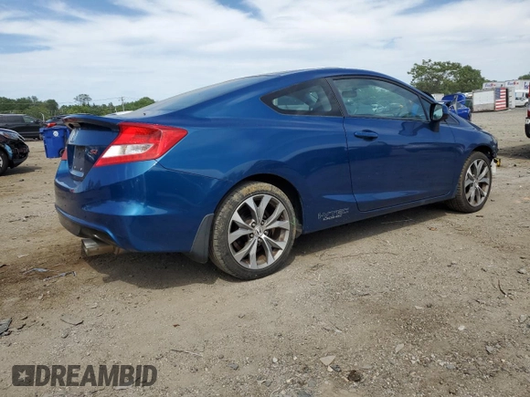 2012 Honda Civic Si with VIN 2HGFG4A55CH704879, listed as a Copart auction lot 57662095 with 116,443 mi miles and Salvage title. Bid and sale history available at DreamBid. Image 3.