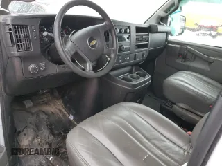 2017 Chevrolet Express Cargo Van with VIN 1GCWGBFFXH1109634, listed as a Copart auction lot 84901104 with 144,270 mi miles and Salvage Title. Bid and sale history available at carsss.com. Image 8.