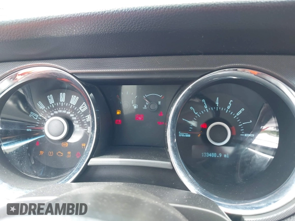 2013 Ford Mustang V6 with VIN 1ZVBP8AM4D5227735, listed as a IAAI auction lot 42395404 with 133,488 mi miles and . Bid and sale history available at DreamBid. Image 7.